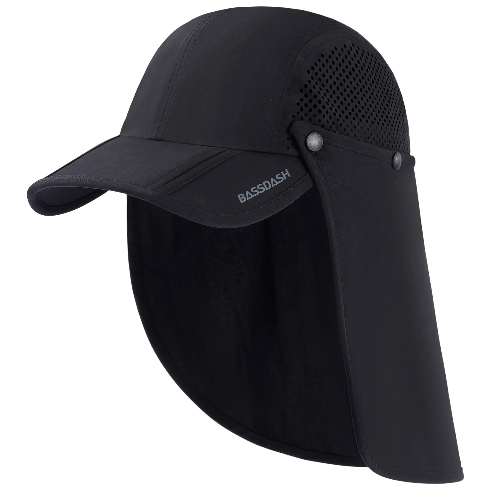 Black with Foldable Brim