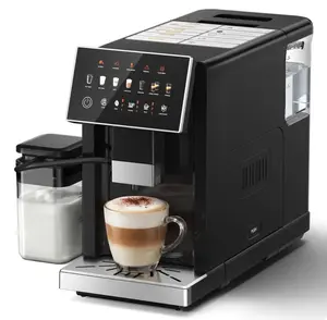 COWSAR Touchscreen Espresso Machine All-in-One Smart Coffee System with Built-in Grinder & Automatic Milk Frother
