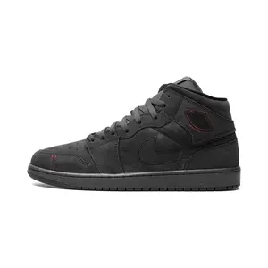 Air Jordan 1 Mid SE Craft "Dark Smoke Red" FD8634 001