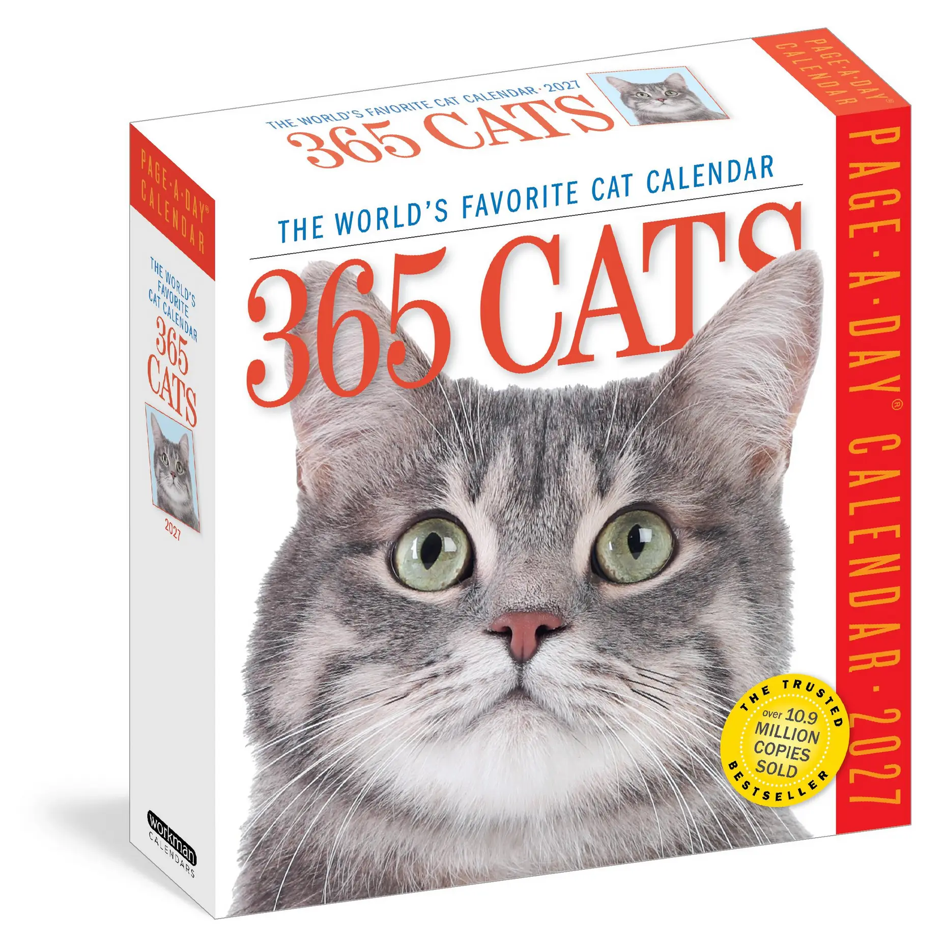 365 Cats Page-A-Day® Calendar 2027 by Workman Calendars