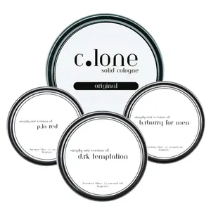 C.LONE Original Collection -Includes Clones of Polo, Burburry for Men, Dark Temptations - Exclusive Trio of Solid Colognes for Men, Sampler Set of Signature Scents