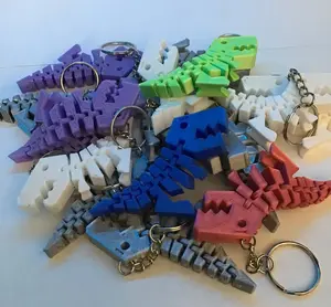 Articulated T-Rex Keychain