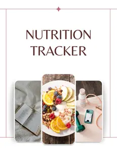 Printed 12-Week Nutrition Tracker | Wellness Journal with Daily Logs, Meal Plans & Progress Tracking