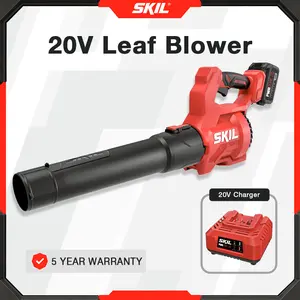 【Father's Day Gift 】SKIL PWR CORE 20 420 CFM Leaf Blower, 20-Volt Battery and Charger Included - BL0420B-13