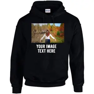Women's Personalised Hoodie Custom Photo Printed Hoodie Graphic Hoodie - Long Sleeve Pullover Regular Fit | Soft & Breathable Fabric, Durable Print, Everyday Comfort, Machine Washable, custom photo printed autumn forest