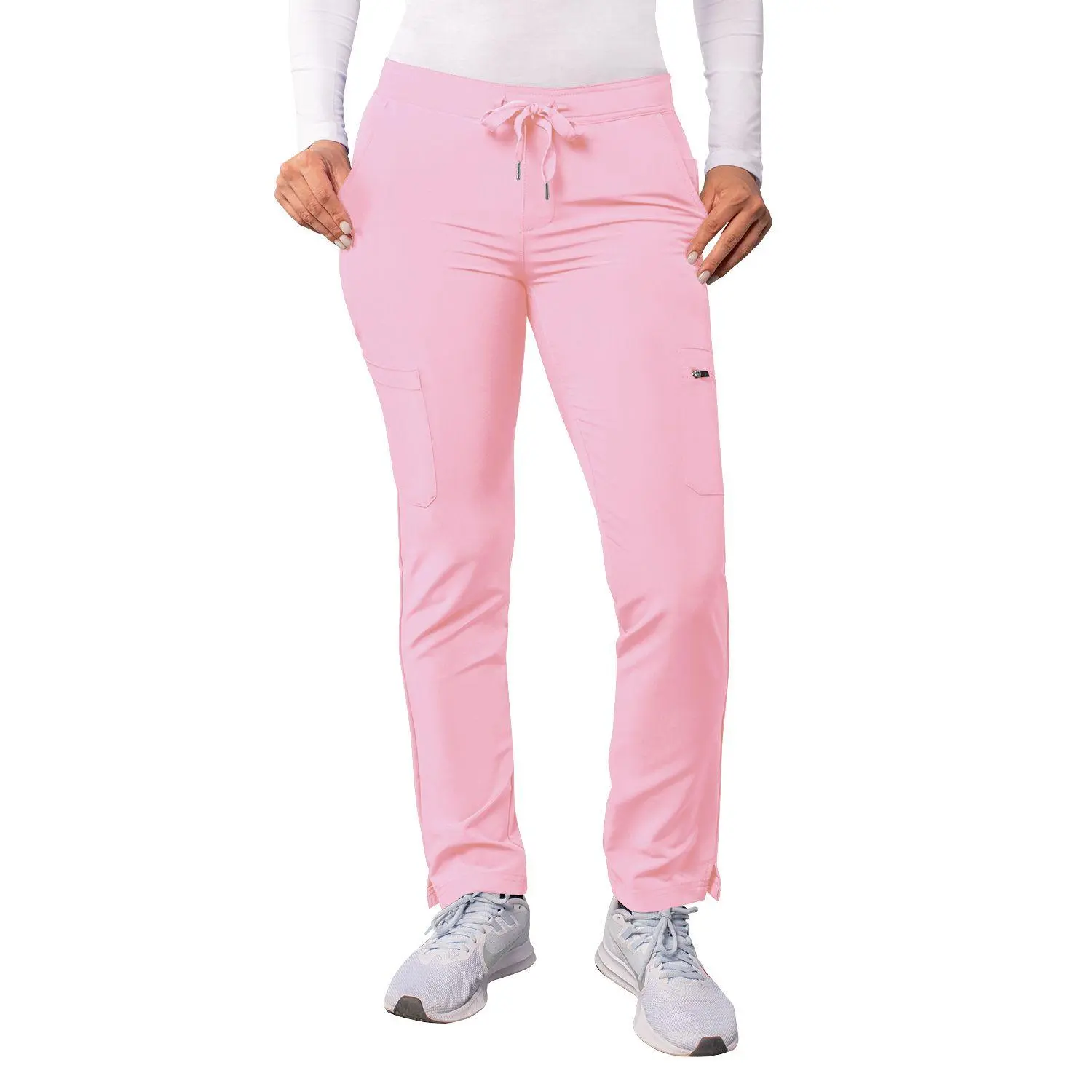 Addition Women's Skinny Leg Cargo Pant  by Adar (Regular) XXS-3XL /  Soft Pink