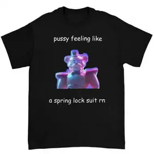 Feeling Like a Spring Lock Suit RN Freddy Glamrock FNAF Graphic Tee Design