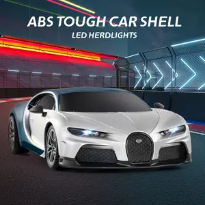 MIEBELY Remote Control Car - 1/24 Scale RC Drift Car Toy, Bugatti Chiron 3.7V 500 mAh Toys with Headlight, Racing Hobby Model Birthday Ideal Gifts for Adults Kids Boys Age 6 7 8 9 10 Year Old