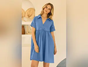 "Mallory" Deep V neck Dress