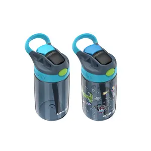 Contigo AutoSpout Water Bottle, 14oz, Pack of two, Blueberry/Blue Raspberry & Blueberry Nightfall