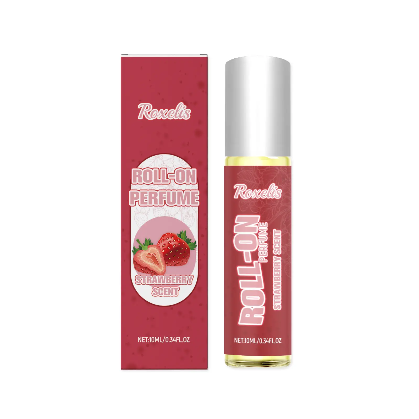 Women's Fruity Strawberry Charm Ball Fragrance - Fresh, Elegant, Sweet Scent with Lingering Notes, Edp, None
