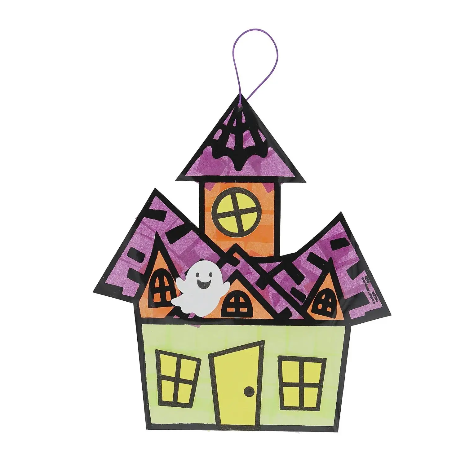 6 1/2" x 6" Candy Buddies Trick or Treating Foam Sign Craft Kit - Makes 12