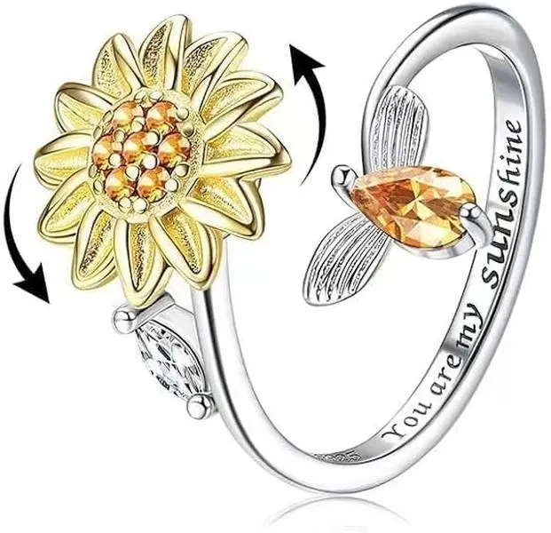 Worry Ring  Spinner Worry Rings-Fidget Ringsfidget ring spinner ring