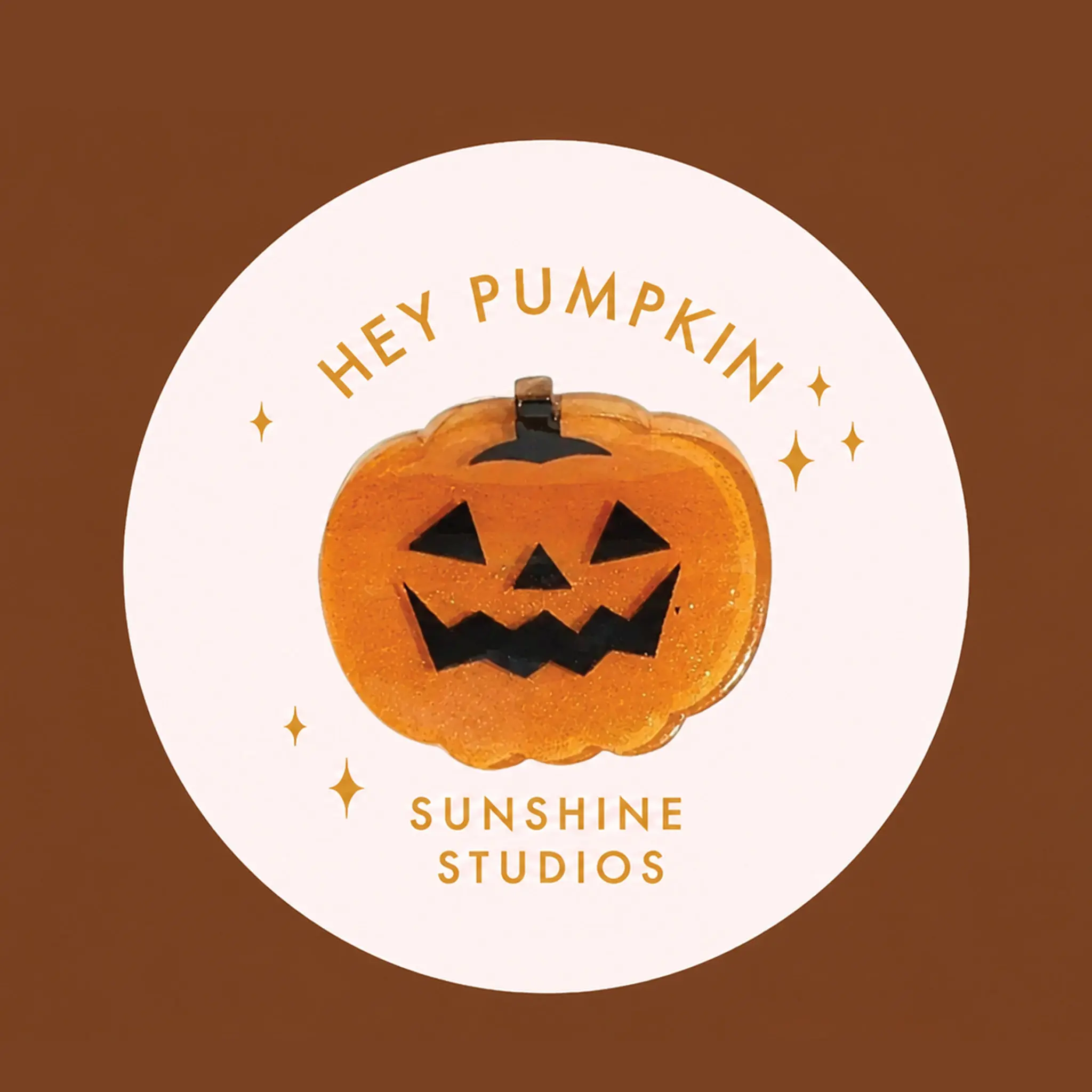 Hey Pumpkin Mini Hair Clip
