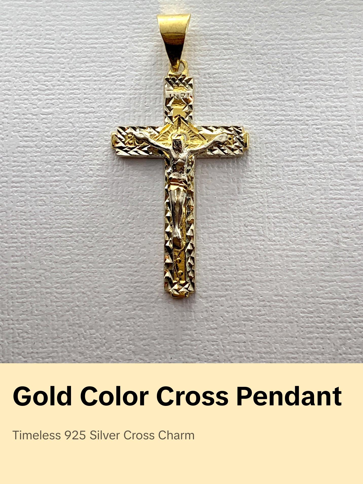 Radiant Cross Pendant