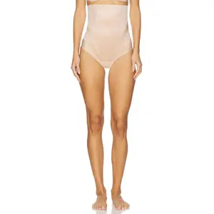 SPANX Spanxsculpt Ultra Sculpt High Waist Thong in Champagne Beige SPANX Spanxsculpt Ultra Sculpt High Waist Thong in Champagne Beige
