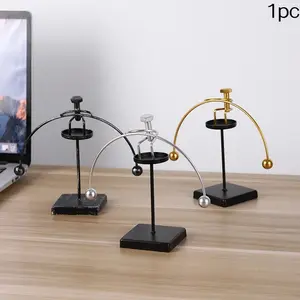 Creative Newton's Cradle Stress Relief Toy, Office Desk Organizer, Unique Design for Adults, Perfect Gift Idea, Enhances Focus & Concentration