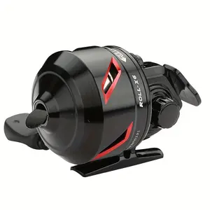 [Easy Fishing Reel] 3+1 Ball Spincast Fishing Reel | Easy Push Button Bait Casting, 3.9:1 Gear Ratio, Built-in 30m 10LB Fishing Line - Perfect for Hassle-Free Fishing