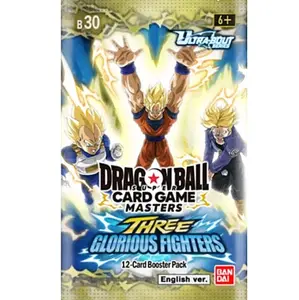 Dragonball Super Masters:B30 Three Glorious Fighters Booster Pack (RIPPED LIVE)