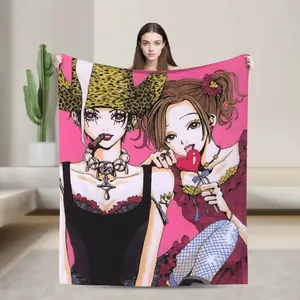 NANA   Warm Blanket  Kids Adult Plush Throw Blanket Aesthetic Outdoor Flannel Bedspread Sofa Bed Cover