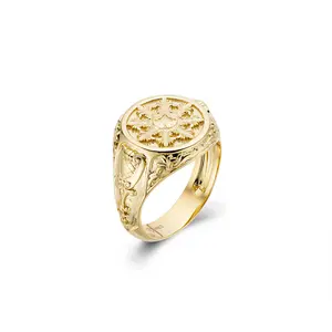 Medieval Gothic Era Floral Ring