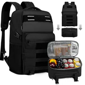 Insulated Backpack Lunch Bag Cooler Waterproof 15.6 Inch Laptop Outdoor Picnic Bag with Ice Chamber