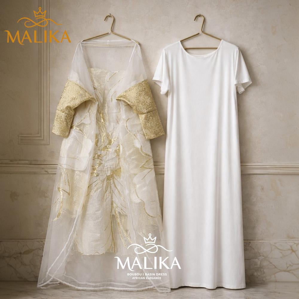 2pcs Set Newdrop Middle Eastern White Flower Brocade Semi Sheer Dress with Soft Lining and Belt Luxury Wedding Party Muslim Kaftan Long Robe