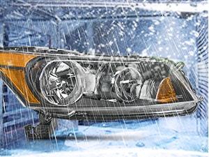 Nilight Headlights Assembly for Honda Accord sedan 2008 2009 2010 2011 2012 Headlamp Black Housing Amber Reflector