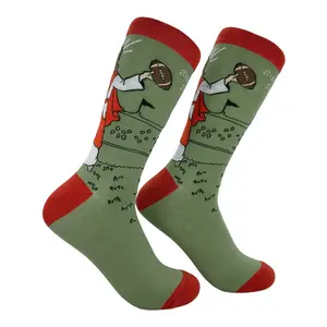 Men's Sunday Is Sacred Socks Funny Sarcastic Football Graphic Novelty Footwear for Men Funny Graphic Socks Comfortable Fitted Spandex Cotton