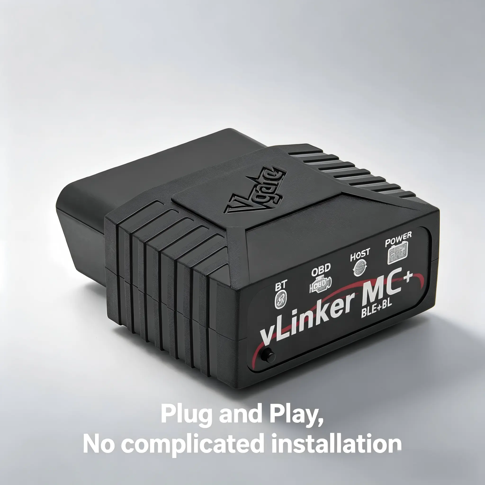 Vgate vLinker MC+ Bluetooth OBD2 OBD Scanner - Compact Bidirectional Scan Tool, Digital Automotive Tester, Protocol-Rich, Data Buffer-Equipped, Car Repair Tool Check Compatibility with iOS, Android, Windows