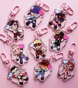 TF2 Mercenary Keychain - Cute Characters, Kawaii Bag Charm for Keys, Backpack & Gifts, Collectible Fan Accessory, Aesthetic Game Merch!