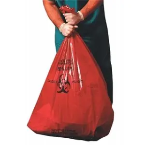 HER  Healthcare Biohazard Can Liners, 20-30 gal, Red