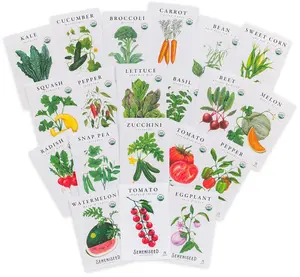 Organic Vegetable Seeds (20-Pack)