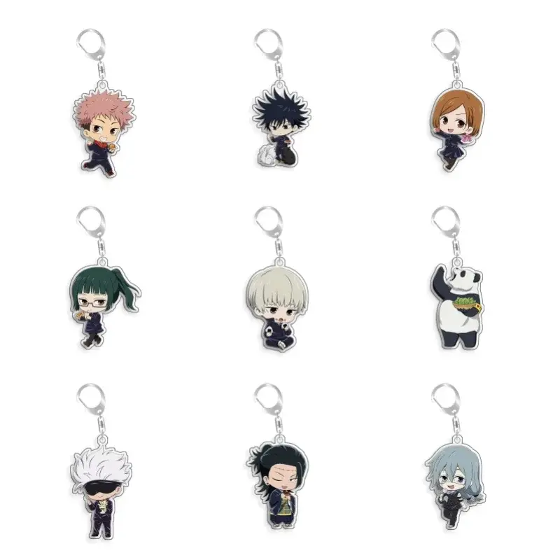 Jujutsu Kaisen Yuji Itadori Megumi Fushiguro Nobara Kufisaki Acrylic Keychain