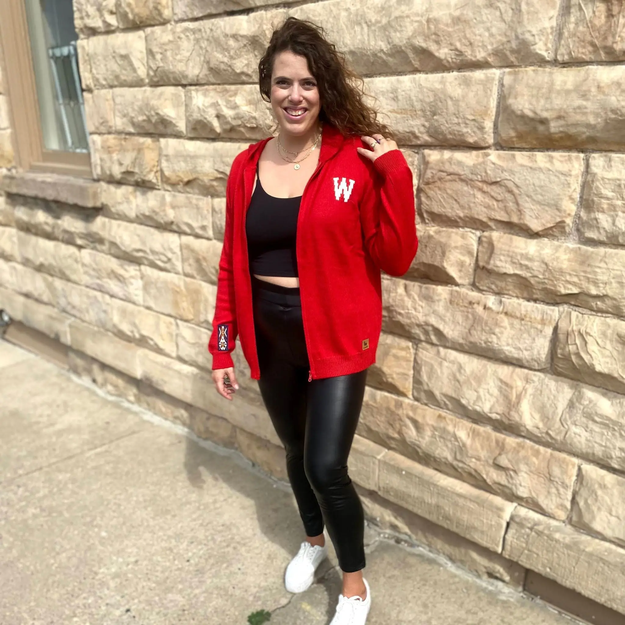 Wisconsin Alpaca Zip-Up Hoodie