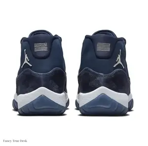High-Top Sneakers with Midnight Navy Suede Upper, and Translucent Outsole