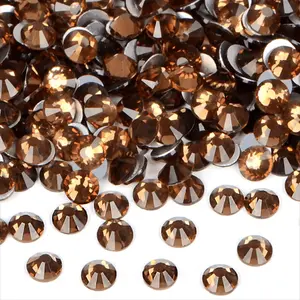 500/5000pcs 3-6mm Flat-Bottomed Resin Rhinestones, Round Jelly-Like Gemstones, DIY Craft Embellishments, Ideal for Accessories, Shoes, Clothes, Cosmetics, Bags, Decorations