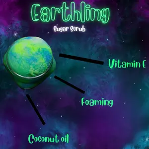 Greetings Earthling Alien Body Scrub