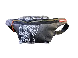 SG shark backpack Trendy Graffiti Big Mouth Crossbody Bag for Men and Women, Street Style, Casual and Fashion shark bagable