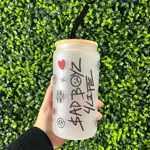 Junior H Sad Boyz Glass Cup