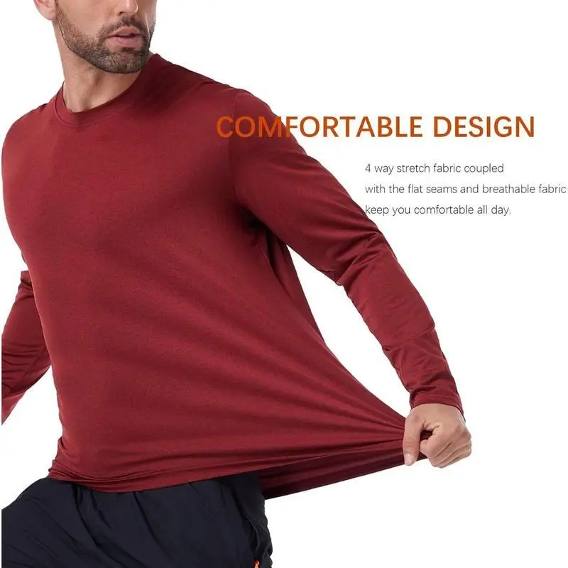 7 Pack Long Sleeve Shirts for Men Moisture Wicking Sun Protection UV UPF 50+ SPF Performance Quick Dry T-Shirt for Casual(Sports & Outdoor) 7 Pack Long Sleeve Shirts for Men Moisture Wicking Sun Protection UV UPF 50+ SPF Performance Quick Dry T-Shirt for Casual(Sports & Outdoor)