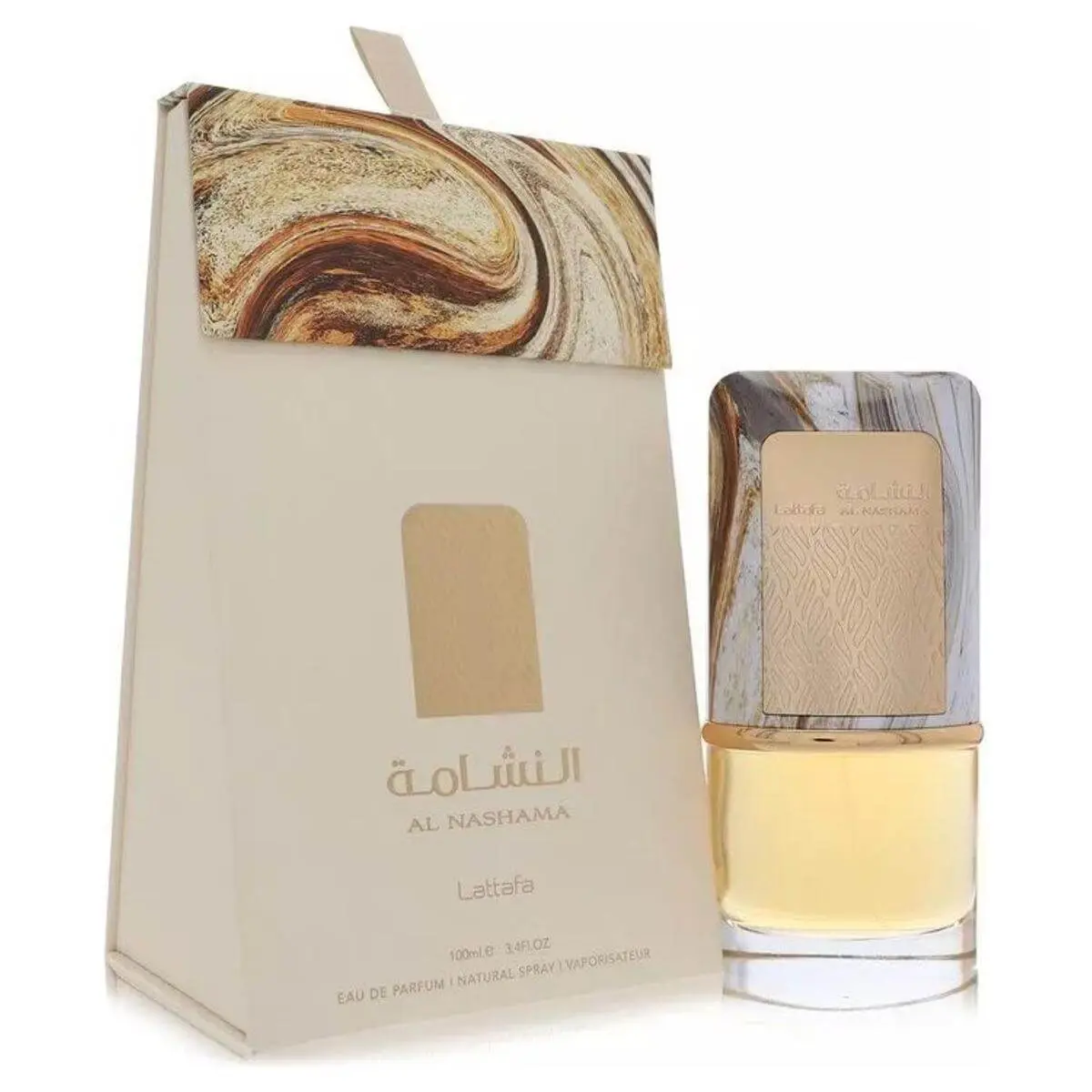 Lattafa Al Nashama Unisex Eau de Parfum (EDP) - 3.4 fl oz, Bergamot Top Note, Plum Base Note, Citrus Woods Fragrance, New in Box