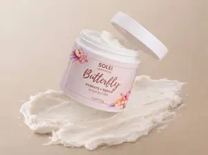 Butterfly - Whipped Body Butter – Deep Hydration + Soft, Glowing Skin (Non-Greasy Moisturizer) - Solei Essentials