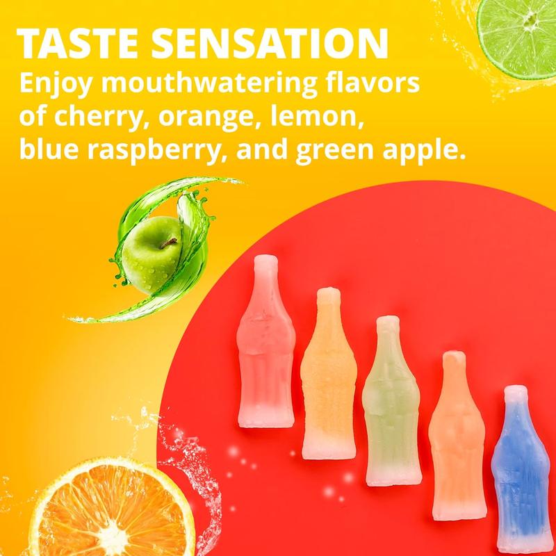 Wax Candy - Nik-L-Nips Wax Bottles with Artificial Flavor - Available in 1lb, 2lb, 3lb, and 5lb Snack Bags - TikTok Candy Trend Item Sweet Bonbon