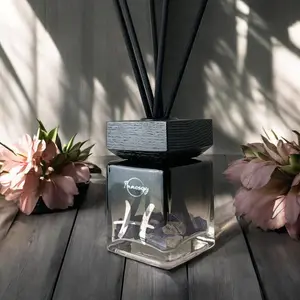 Pisces Zodiac Crystal-Enhanced Reed Oil Diffuser, Cactus Flower & Jade Scent, 100ml