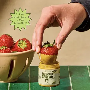 Pistakio - OG Creamy Pistachio Nut Spread Butter 100% Real Pistachio Nuts 3.4oz