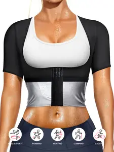 Women's Sweat Enhancing Workout Long Sleeve, Sauna Suit, Fitness Training Top, Tight-Fitting Moisture-Wicking Shirt, Hand Washable, Athletic Yoga Tops
