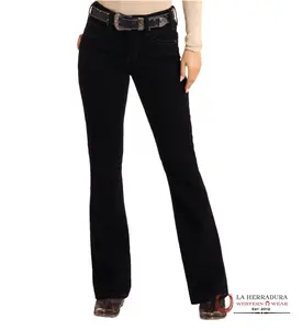 Rock&ROLL Black Mid Rise Bootcut BW4MD05313