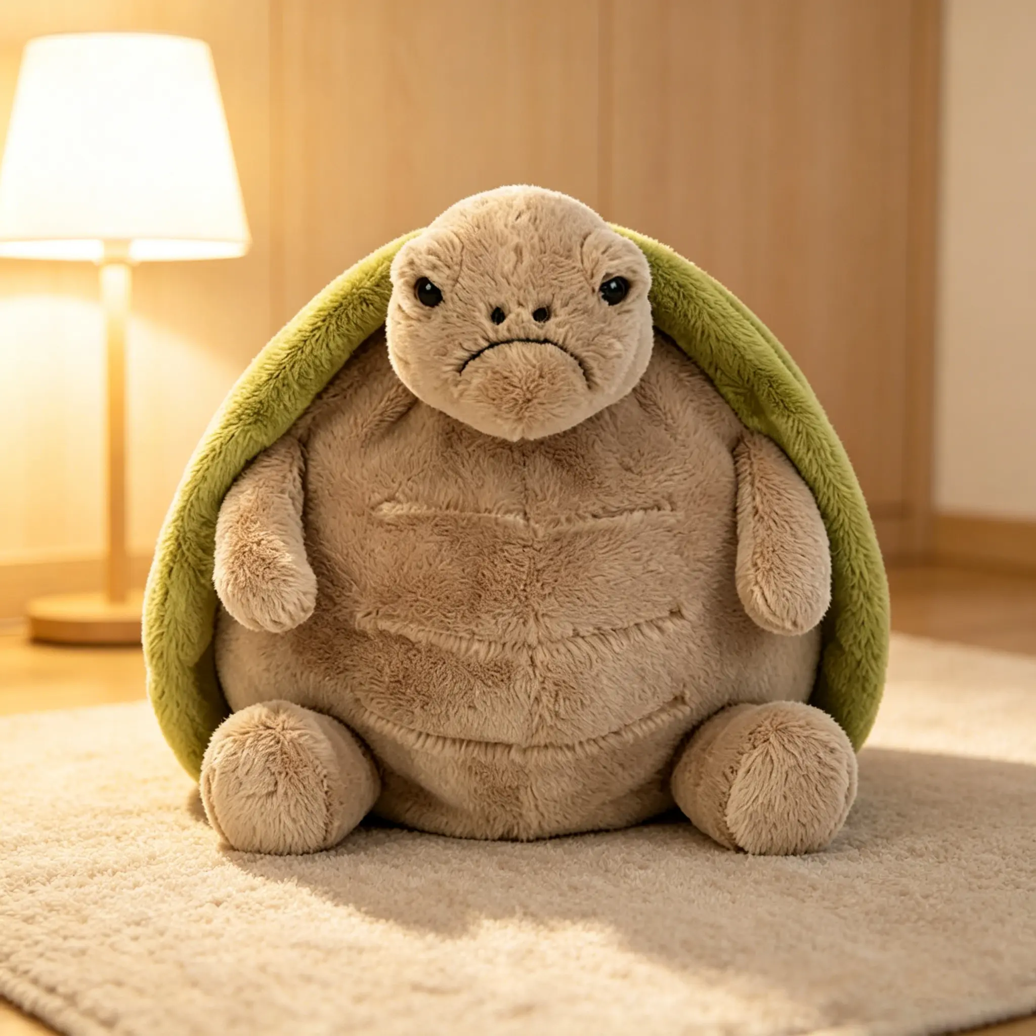 Soft Fluffy Timmy Turtle Stuffed Toy, 28CM Plush Turtle Decor, Universal Present for Valentine’s Day, Christmas & Daily Gifting