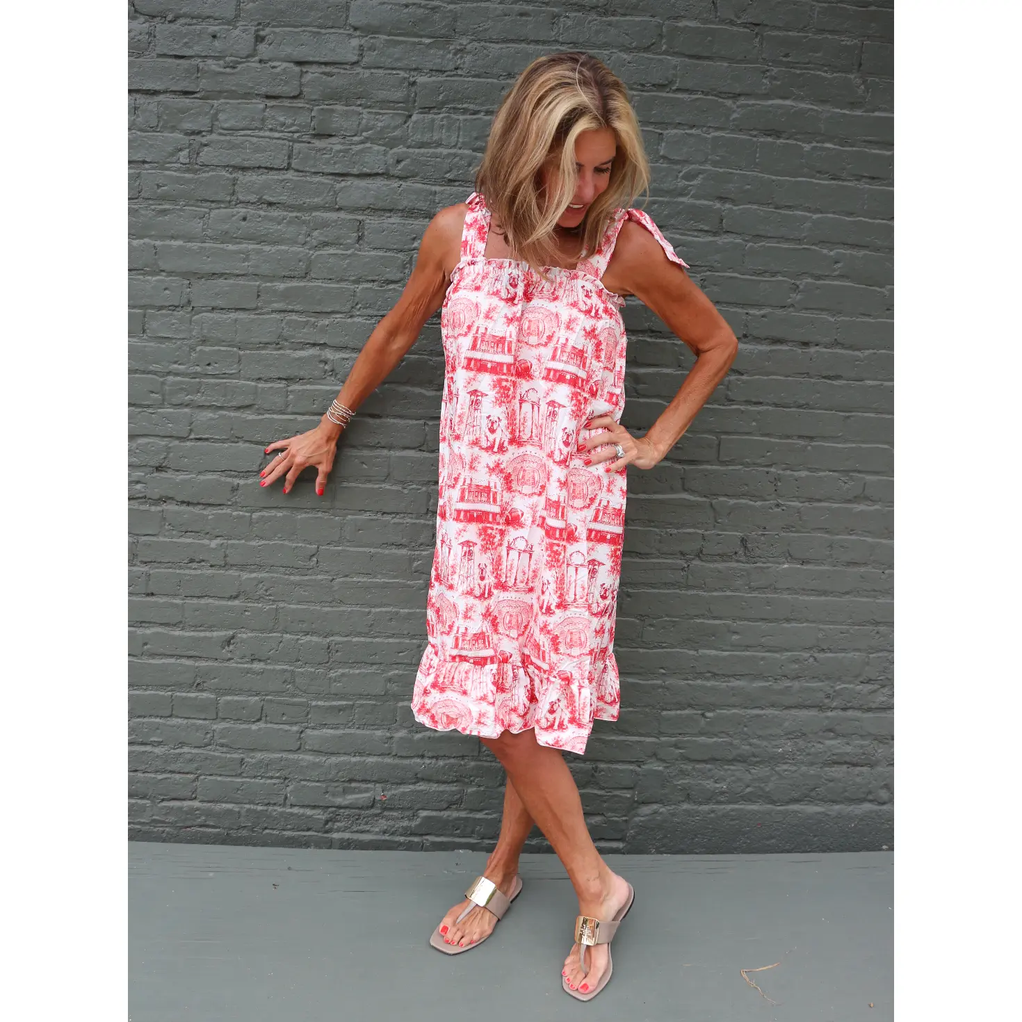 UGA All About Athens Summer Gauzy Dress